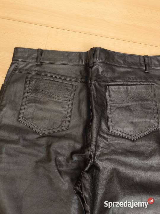 Spodnie skórzane męskie pas ok 100 Radomsko sprzedam