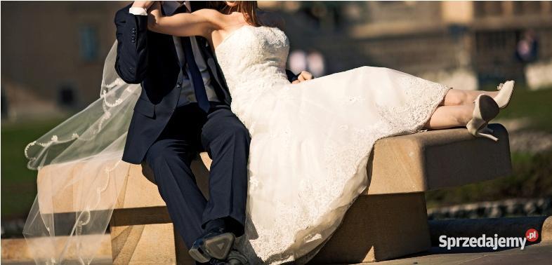 PRZEPIĘKNA SUKNIA ŚLUBNA Madonna Diane Legrand 3 Kraków