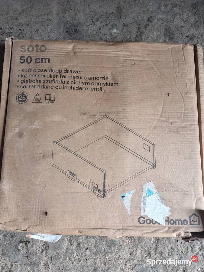 Szuflada GoodHome Soto 50 z cichym domykiem Zawiercie