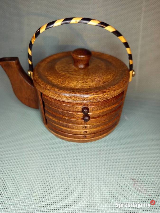 Stary drewniana Rustykalny zestaw podkładek mazowieckie Warszawa