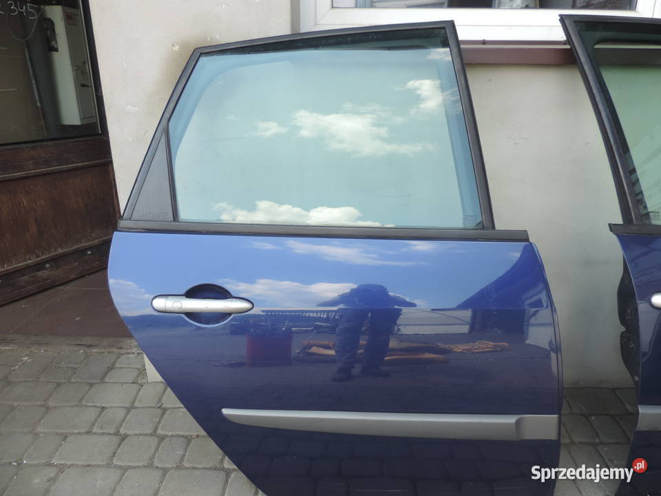 DRZWI PRAWY TYŁ RENAULT SCENIC 2 LAKIER TEF43