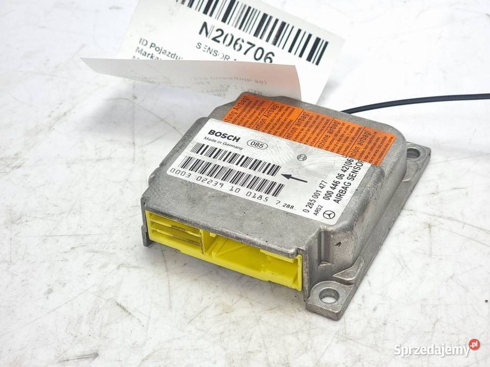 SENSOR AIRBAG MERCEDES SPRINTER 904 0285001477