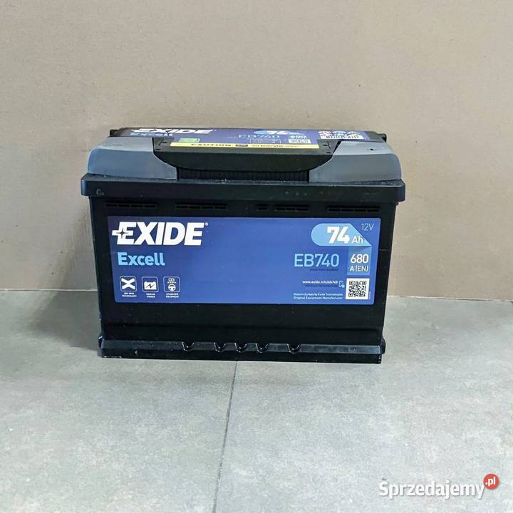 Akumulator Exide Excell 74Ah 680A Grudziądz