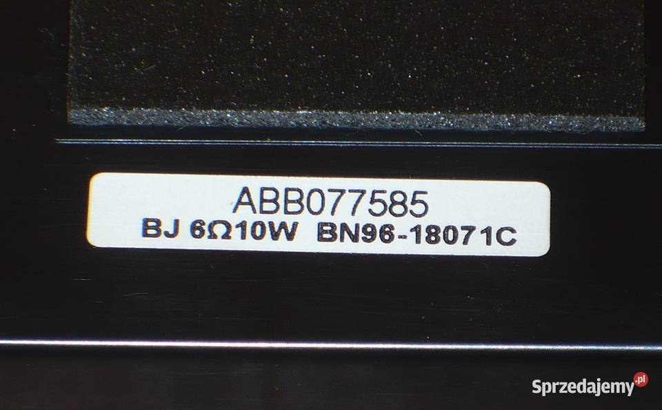 Głośniki BN9618071C 6 10W kpl 2 TV Samsung Lublin