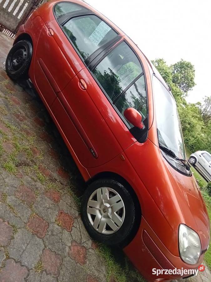 Scenik 2003r 145000 16 benzyna 1 właściciel gniazdo USB Scenic Kalisz