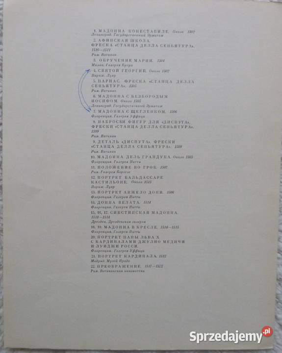 Rafael 22 reprodukcje rosyjsku Warszawa