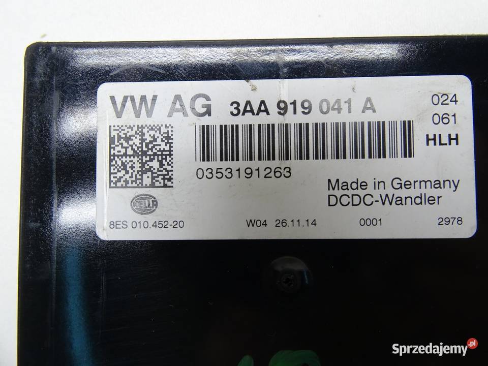 MODUŁ STEROWNIK STABILIZATOR NAPIĘCIA 3AA919041A małopolskie sprzedam