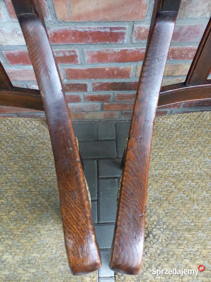 Krzesła stylowe drewniane z materiałową Gawroniec