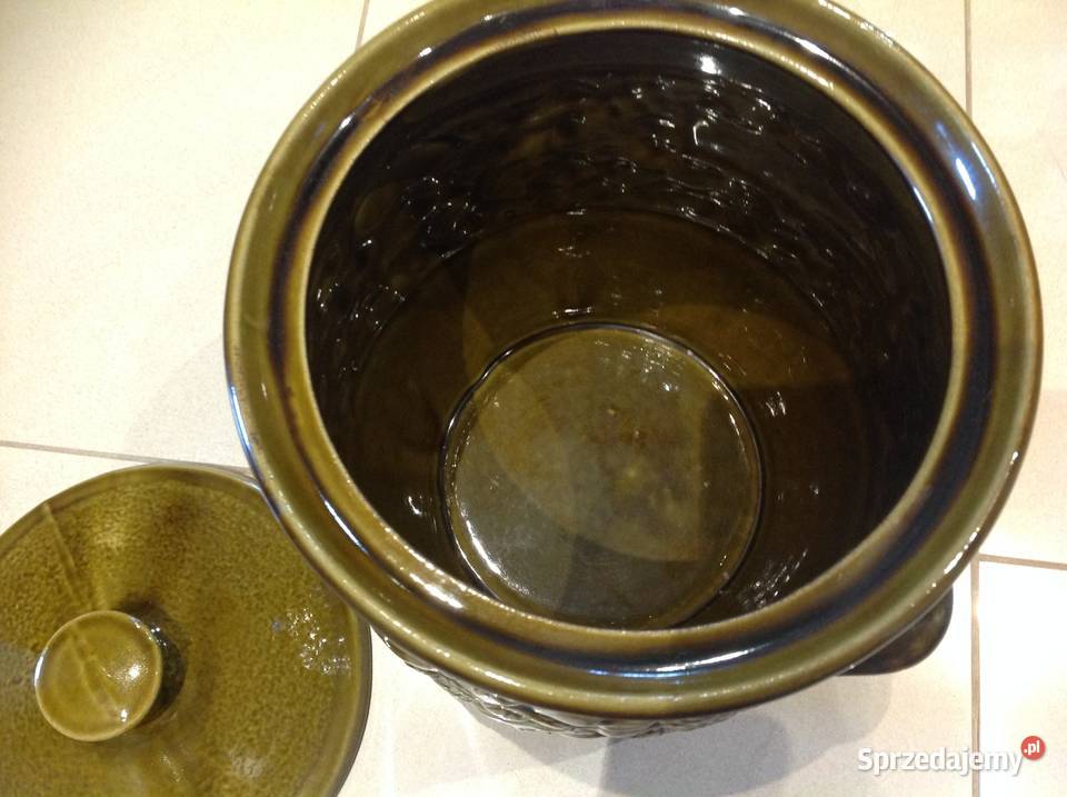 Garnek Ceramiczny Rumtopf z Pokrywką Nowa Sól