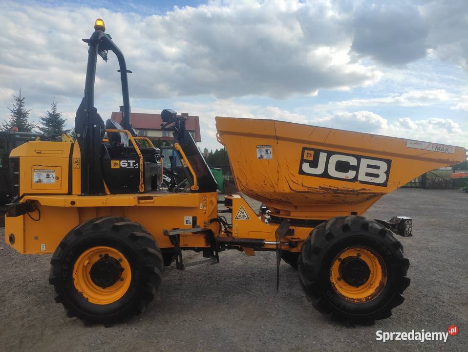 JCB 6 ST wozidło 6 ton obrotowe 2018r przednia Rok produkcji 2018 lubelskie Ryżki