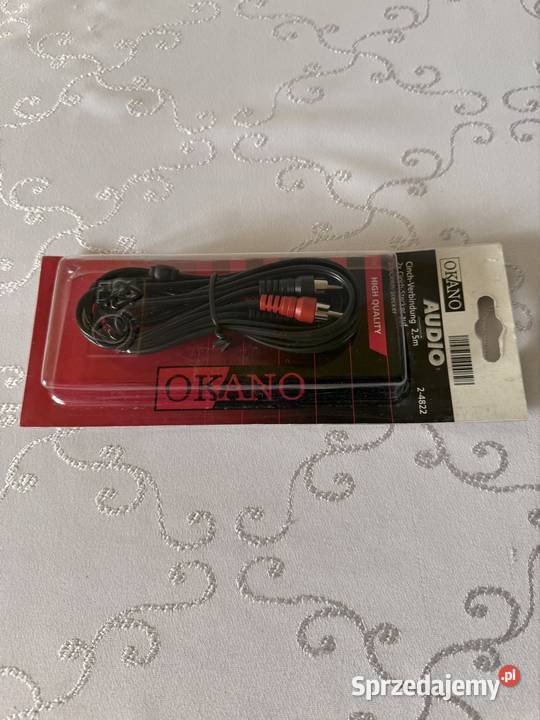OKANO Kabel Audio RCA Cinch 25m Stereo AUX HiFi śląskie Czerwionka-Leszczyny