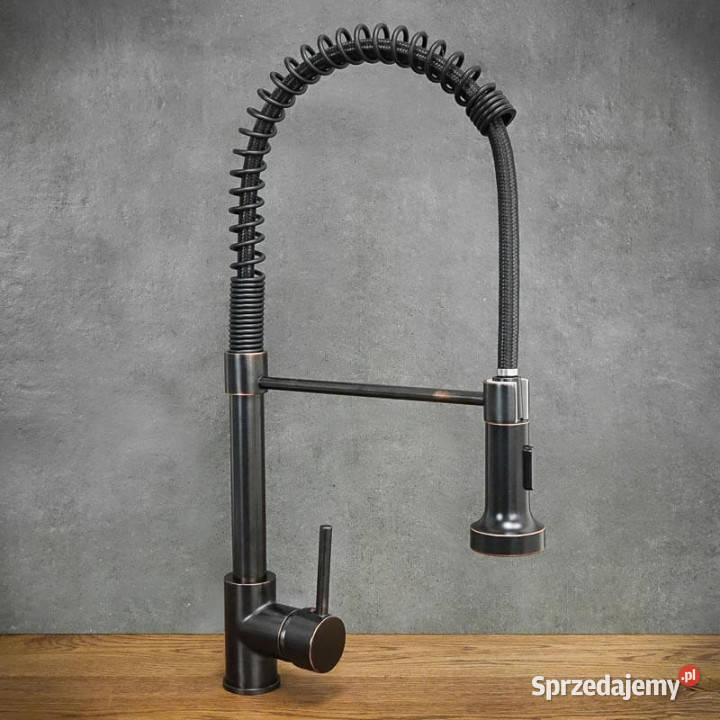 Bateria kuchenna stojąca czarna HULL