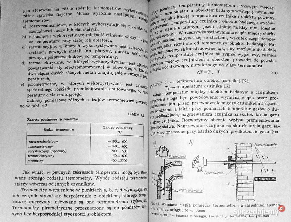 Pomiary wielkości nieelektrycznych Jerzy Kostro sprzedam
