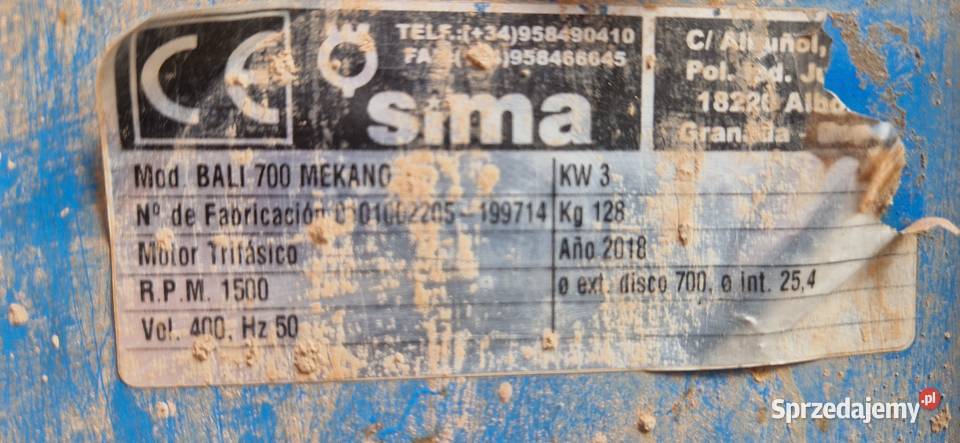 Sima piła do Porothermu 30 cięci betonu cegły Namysłów