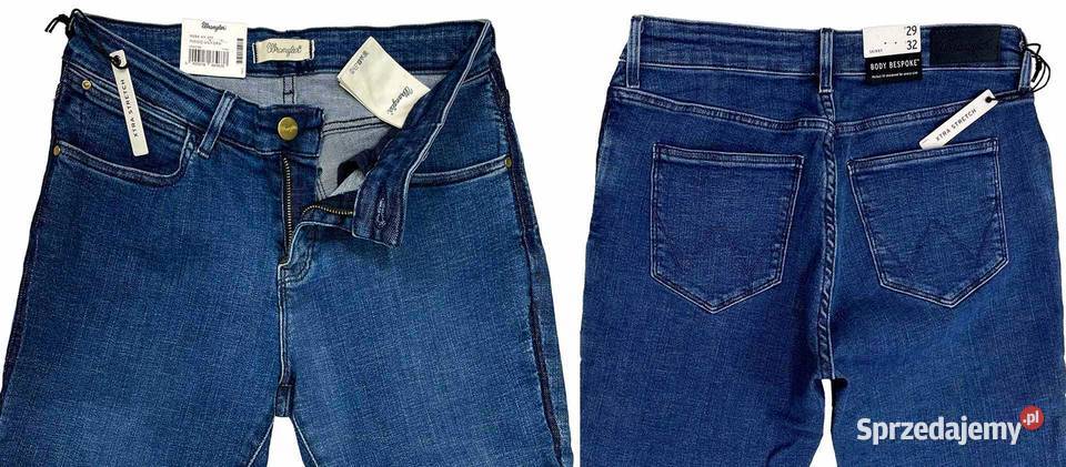 Spodnie damskie Wrangler Skinny Indigo Uniform Spodnie warmińsko-mazurskie Pisz