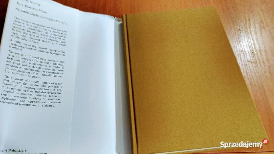 How proverbs mean semantic studies in English