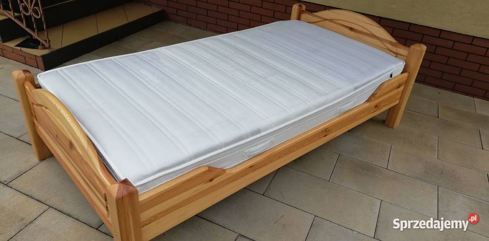 Kompletne łóżko z materacem stelażem 100 x 200 Sulbiny