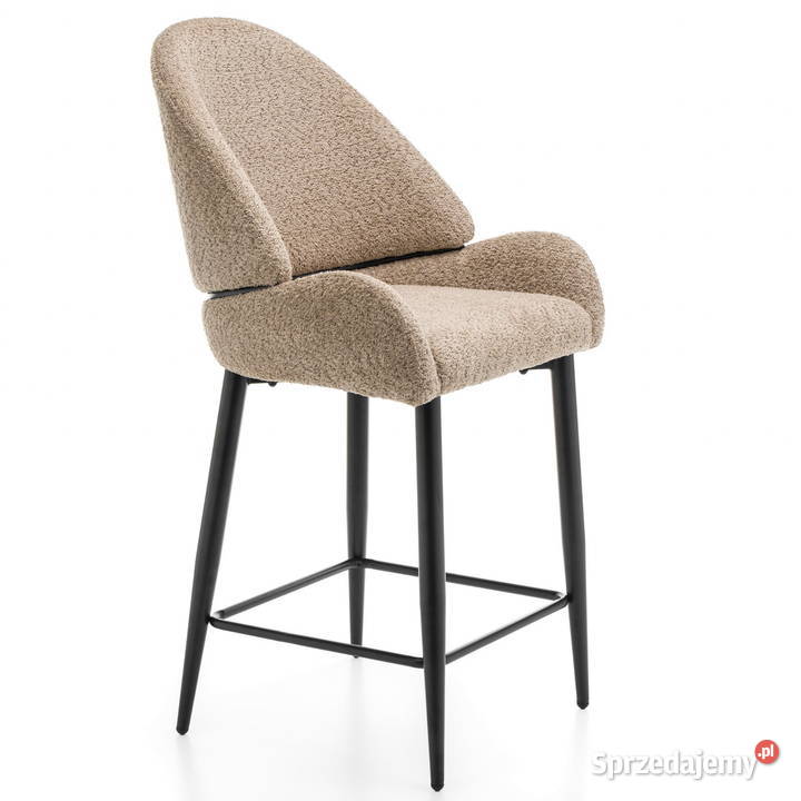 Hoker Tapicerowany Bergamo Boucle Ciemnobeżowe wielkopolskie Tarchały Małe