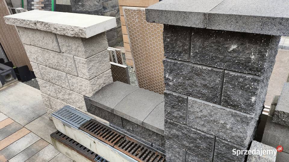 Daszek płaski łupany 28x225 ogrodzenie mur płot Kraków sprzedam