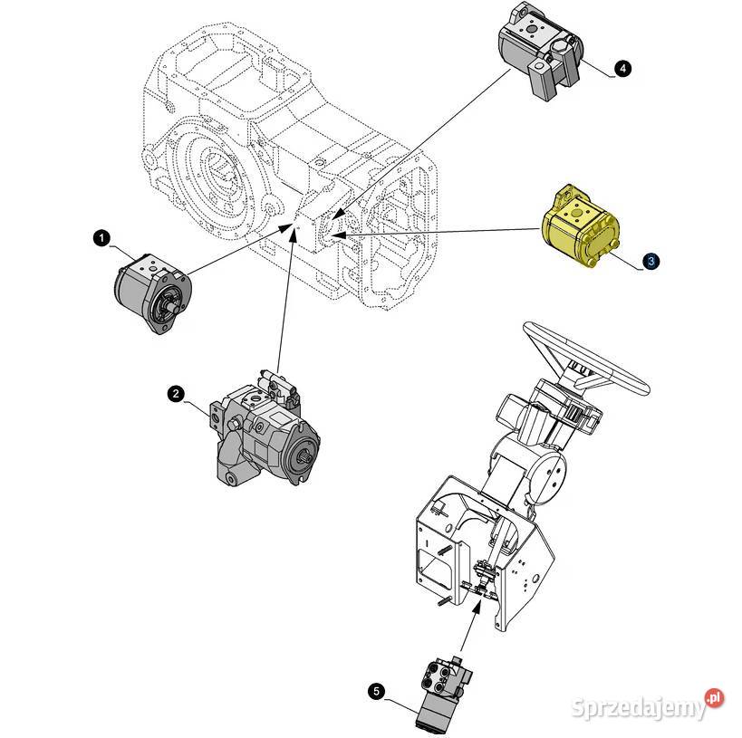 Pompa hydrauliczna Case Holland Steyr 87603409 sprzedam