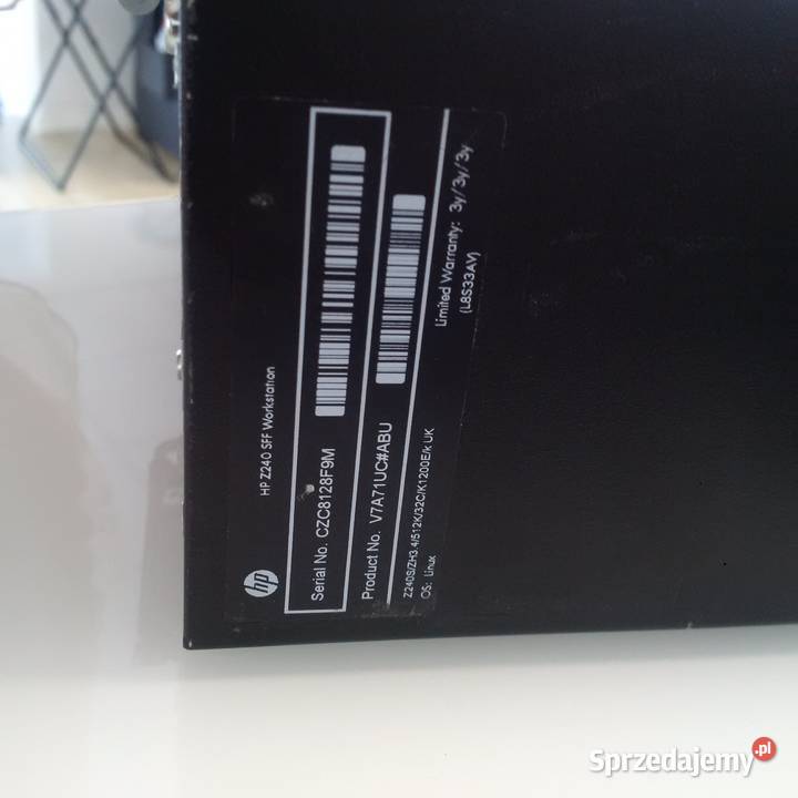 Komputer HP Z240 SFF Workstation Koluszki