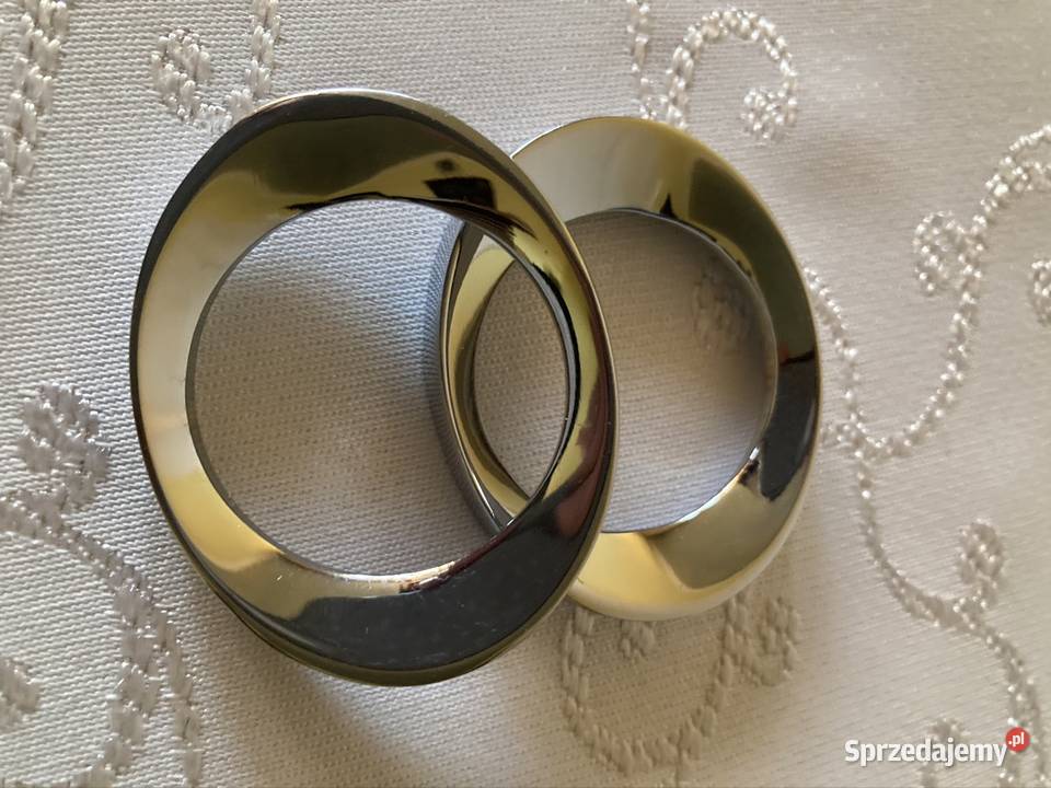 Serwetniki Chromowane Eleganckie 2 Obrączki Czerwionka-Leszczyny