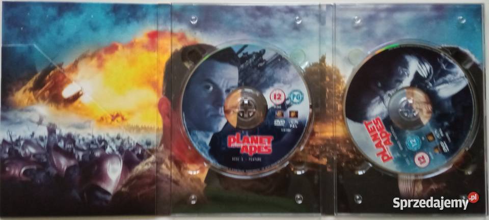 Planeta Małp 2DVD Mark Wahlberg Helena Bonham Łódź