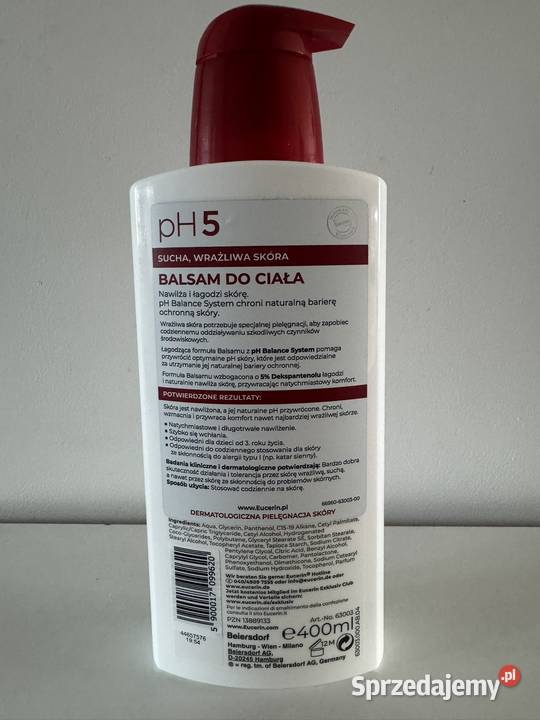 Eucerin pH5 balsam do ciała 400 ml