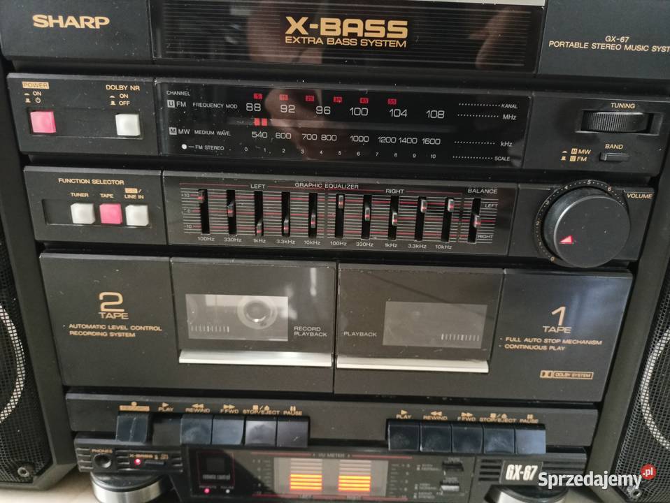 Sharp GX67 radiomagnetofon świętokrzyskie Sędziszów