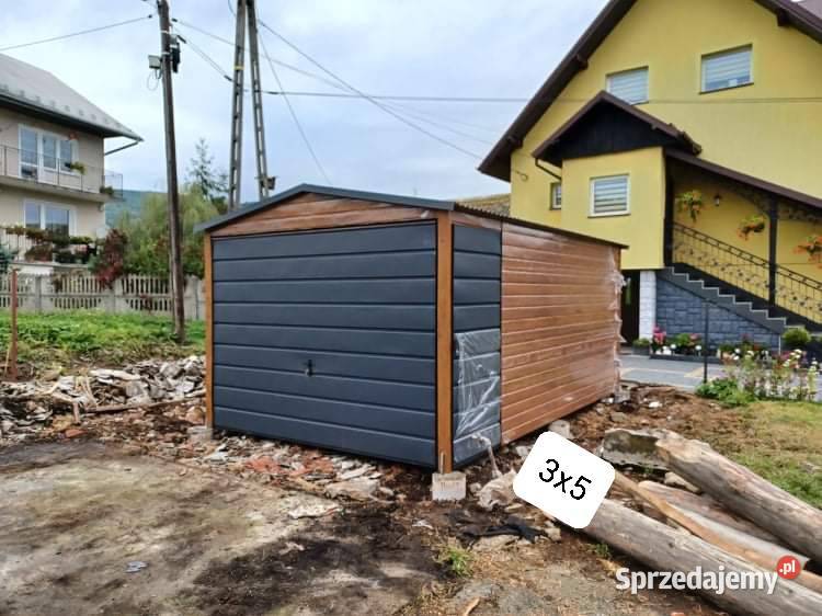 Garaże blaszane z palety BTX małopolskie Mogilany