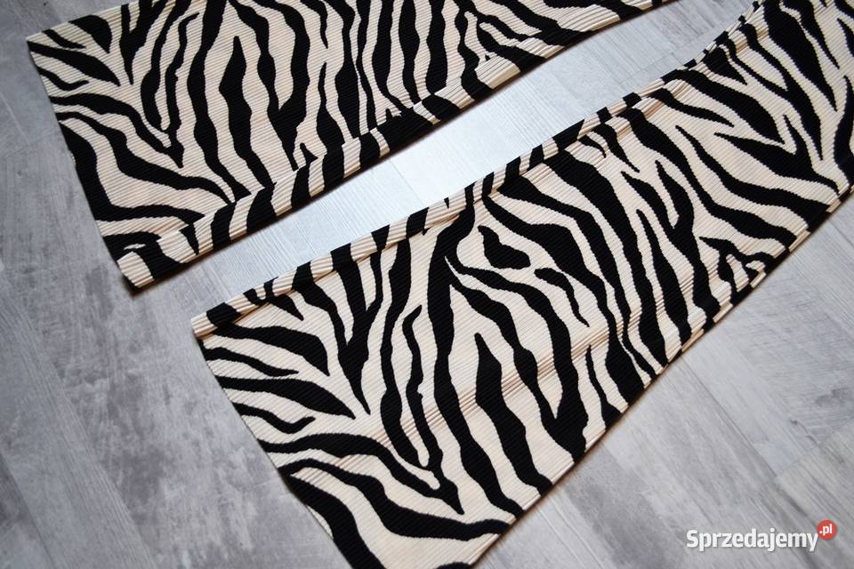 Spodnie dzwony plisowane Primark M zebra Rozmiar 38(M) mazowieckie