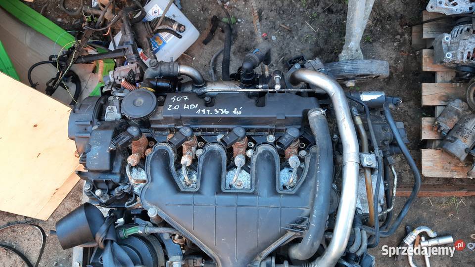 silnik kompletny RHR 20 HDI 136 Peugeot 407 dolnośląskie Dębno sprzedam