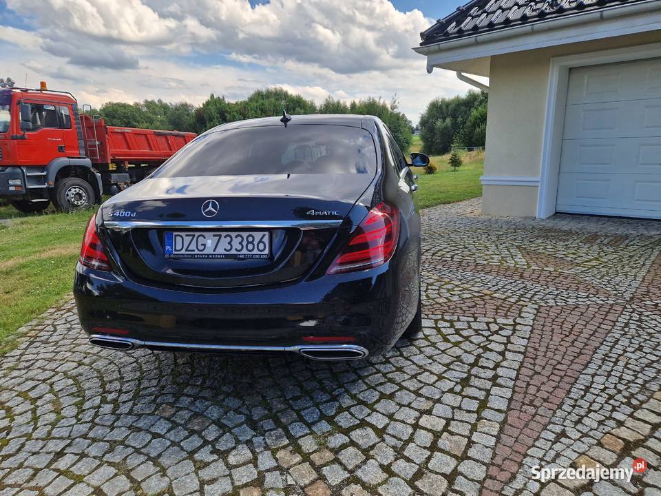 Mercedes W222 Lift S400D 4Matic Bezwypadkowy Klasa S dolnośląskie Zgorzelec
