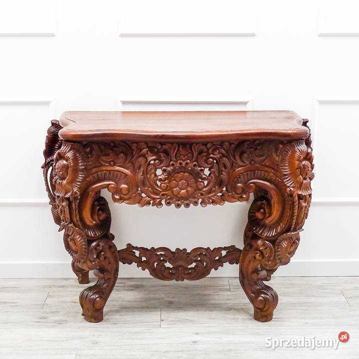Stylowa KOMODA drewniana ROCOCO PALISANDER Kalisz