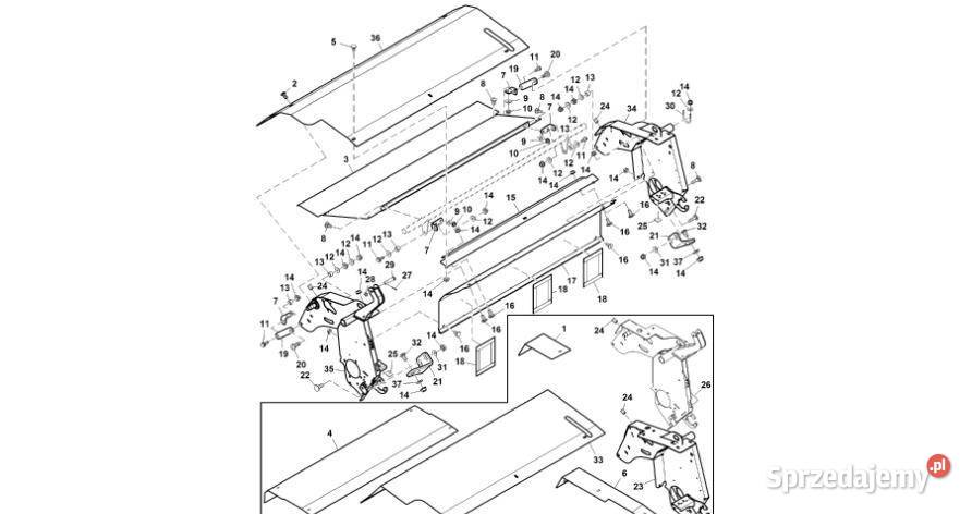 John Deere 960 Osłona CC135740 System owijania Jastrzębniki sprzedam