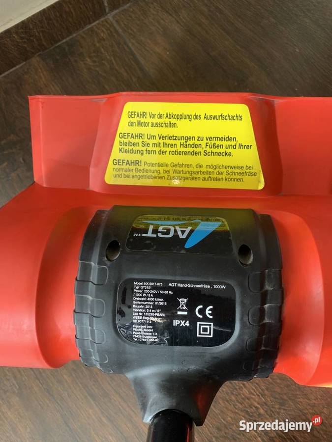 Elektryczna odśnieżarka Odśnieżarki Krzeszowice