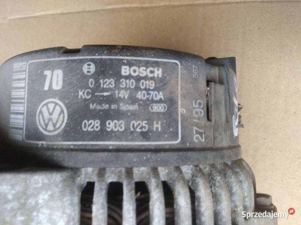 VW POLO alternator 10 14 16 Dębno