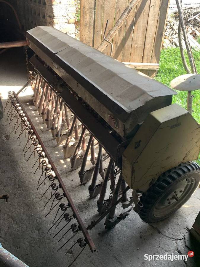 Siewnik zbożowy Poznaniak w oryginale nieuszkodzony Dymaczewo Nowe