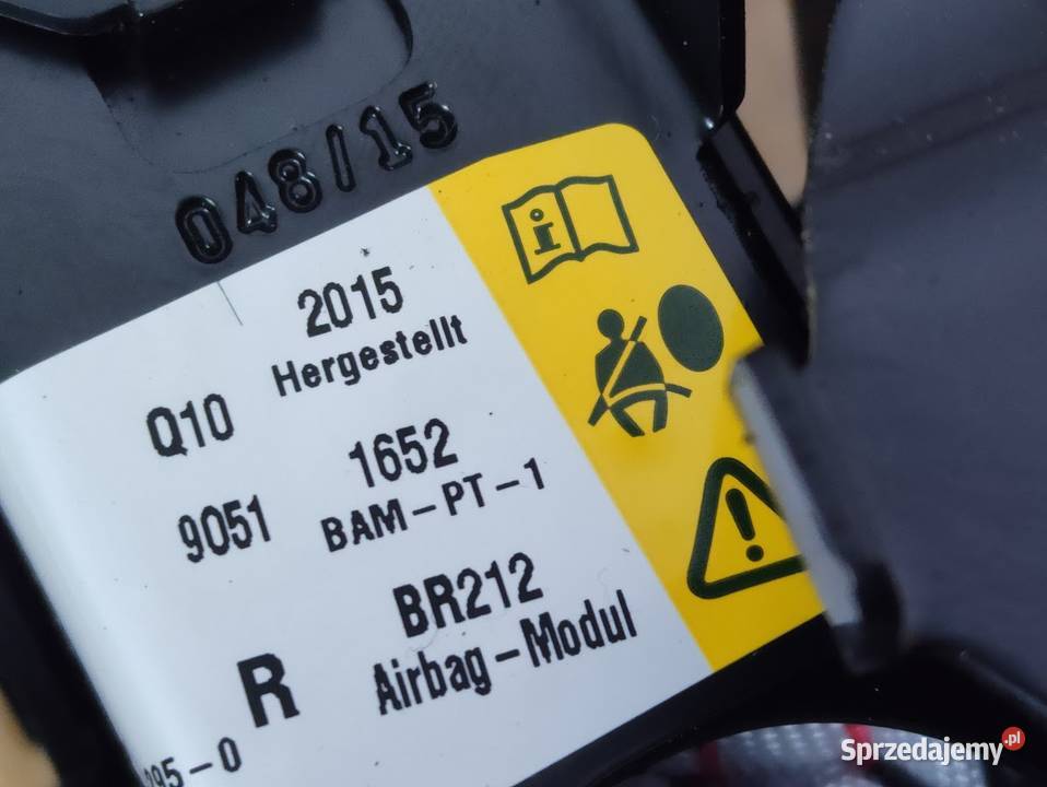 Poduszka Airbag Fotela Prawy Przód Mercedes W212 wielkopolskie Pleszew