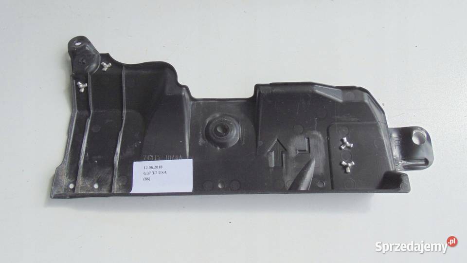 OSŁONA PLASTIK ZAŚLEPKA MASKOWNICA INFINITI G37 osobowe Nowy Tomyśl