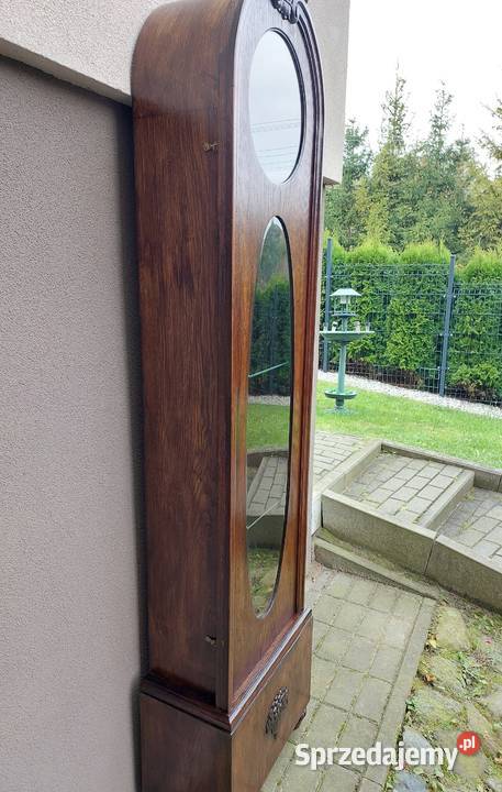 Stary słupek witryna szafka dąb ciemna pomorskie Tczew