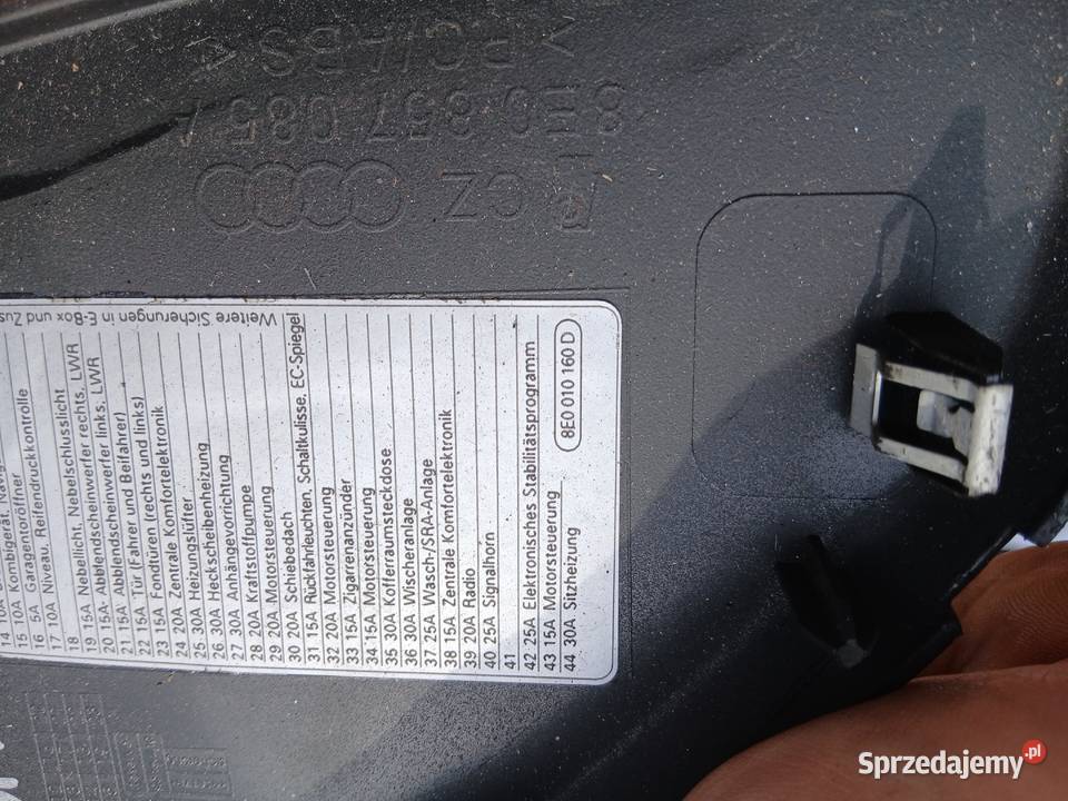 Audi A4 B6 B7 dekiel pokrywa zaślepka śląskie Szczerbice