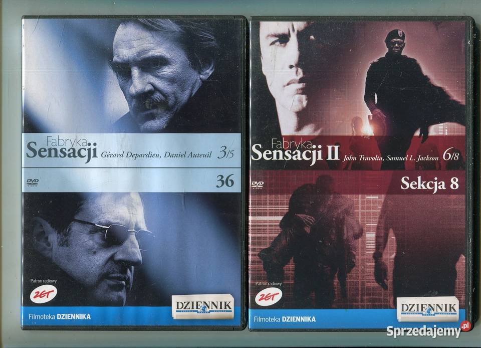 36 Sekcja 8 2 Filmy DVD 1 płyta sprzedam