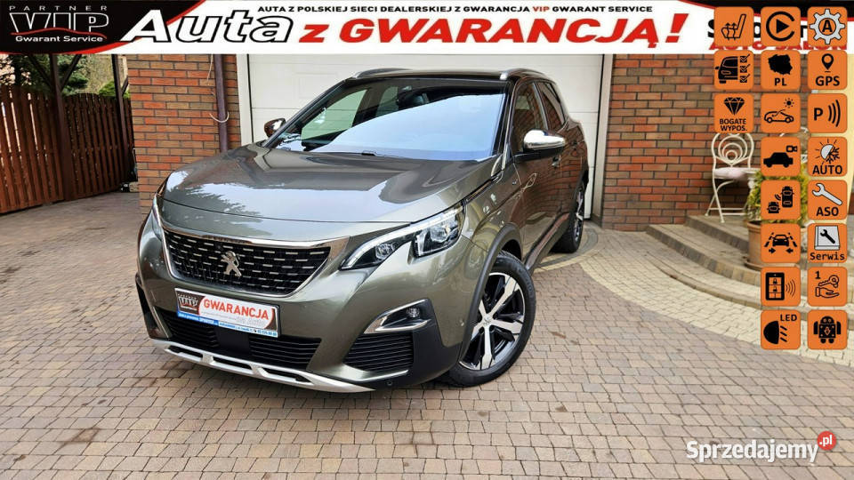 Peugeot 3008 20 HDI 177 GT Salon I WŁkamera system Start-Stop Aleksandrów Łódzki