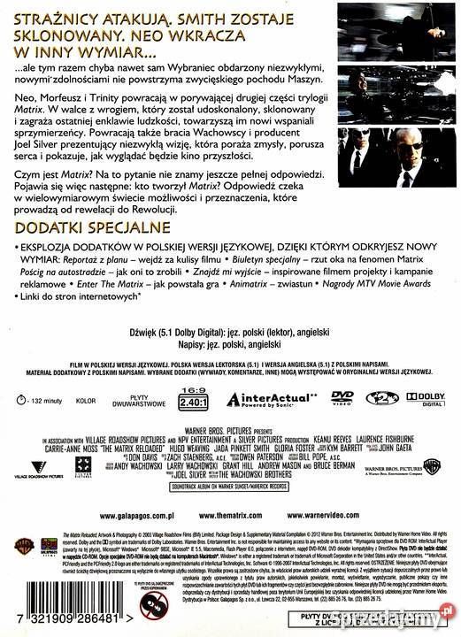 MATRIX REAKTYWACJA KEANU REEVES PREMIUM Kalisz sprzedam