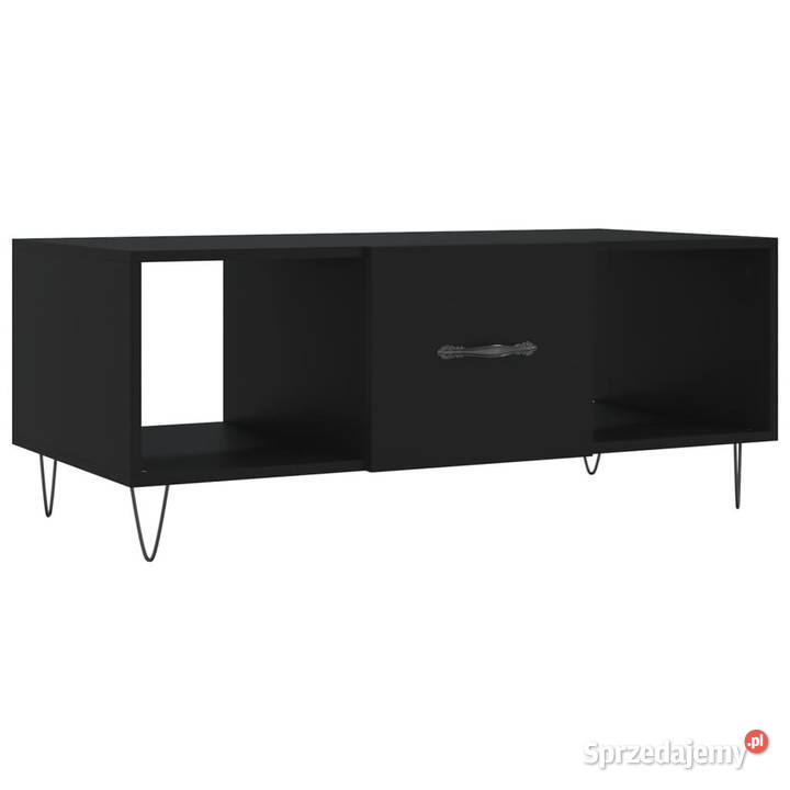 Stolik kawowy czarny 102x50x40 materiał Warszawa sprzedam
