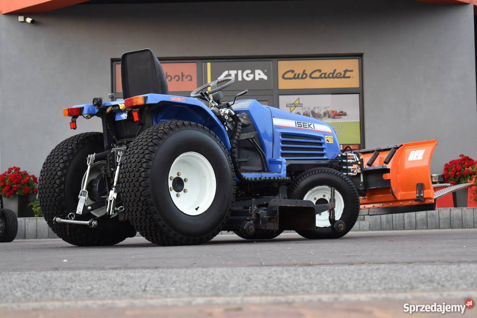 Traktor komunalny ISEKI TF330 30 hydro pług Narzędzia ogrodnicze Kobiele Wielkie
