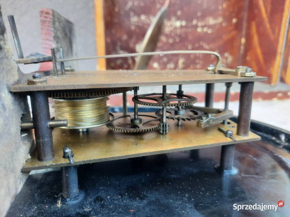 124 Stary zegar ścienny Metron linkowy żyłkowy Tczew