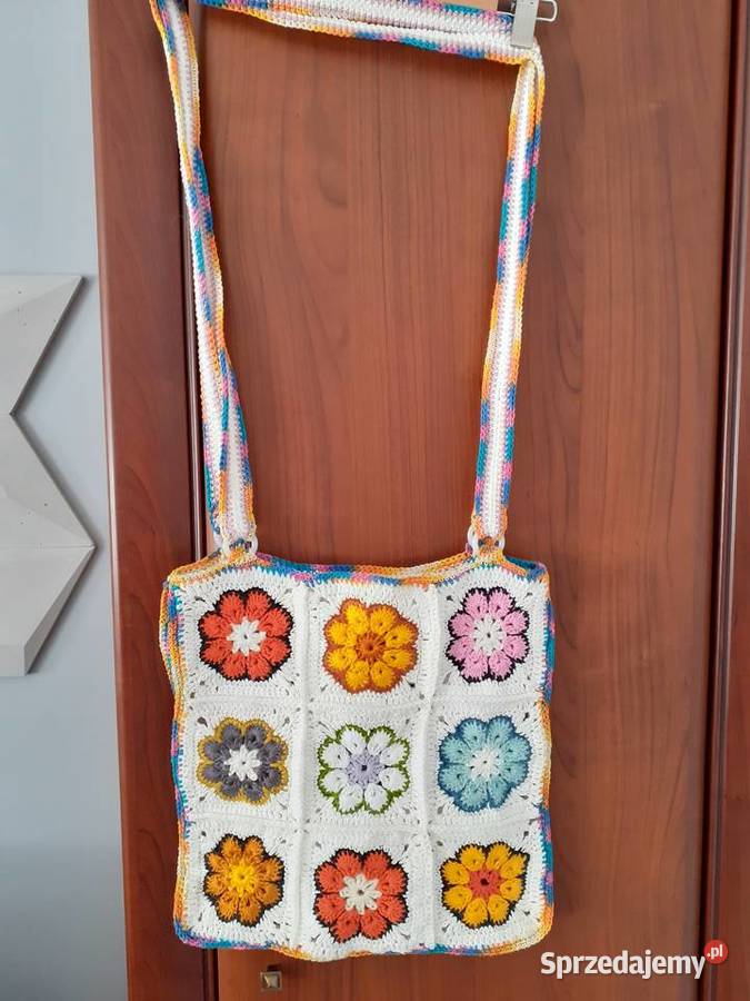 Torbaworek robiona na szydełku łódzkie Łódź