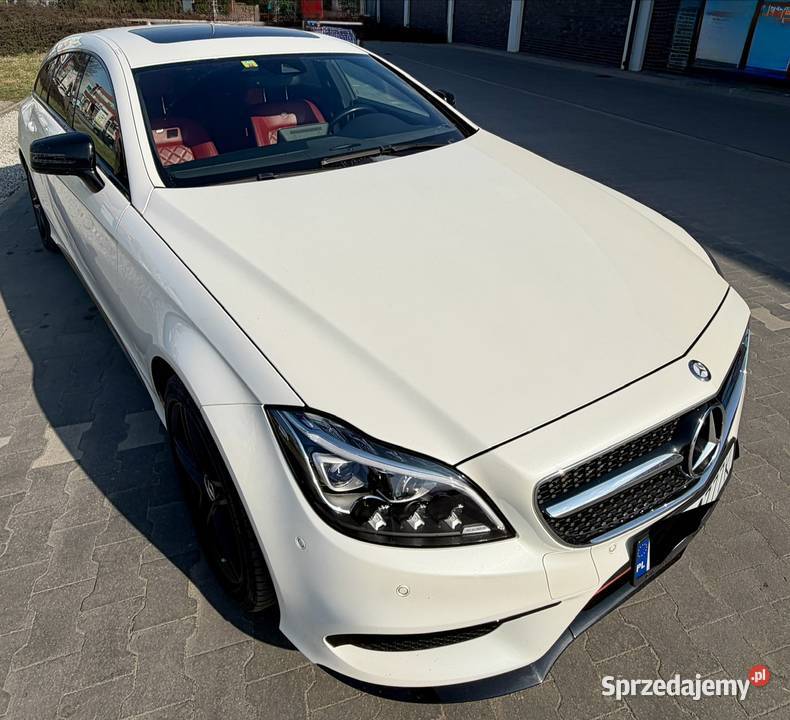 Mercedes Cls AmG 4x4 Biała Perła Sam Parkuje wielkopolskie Poznań